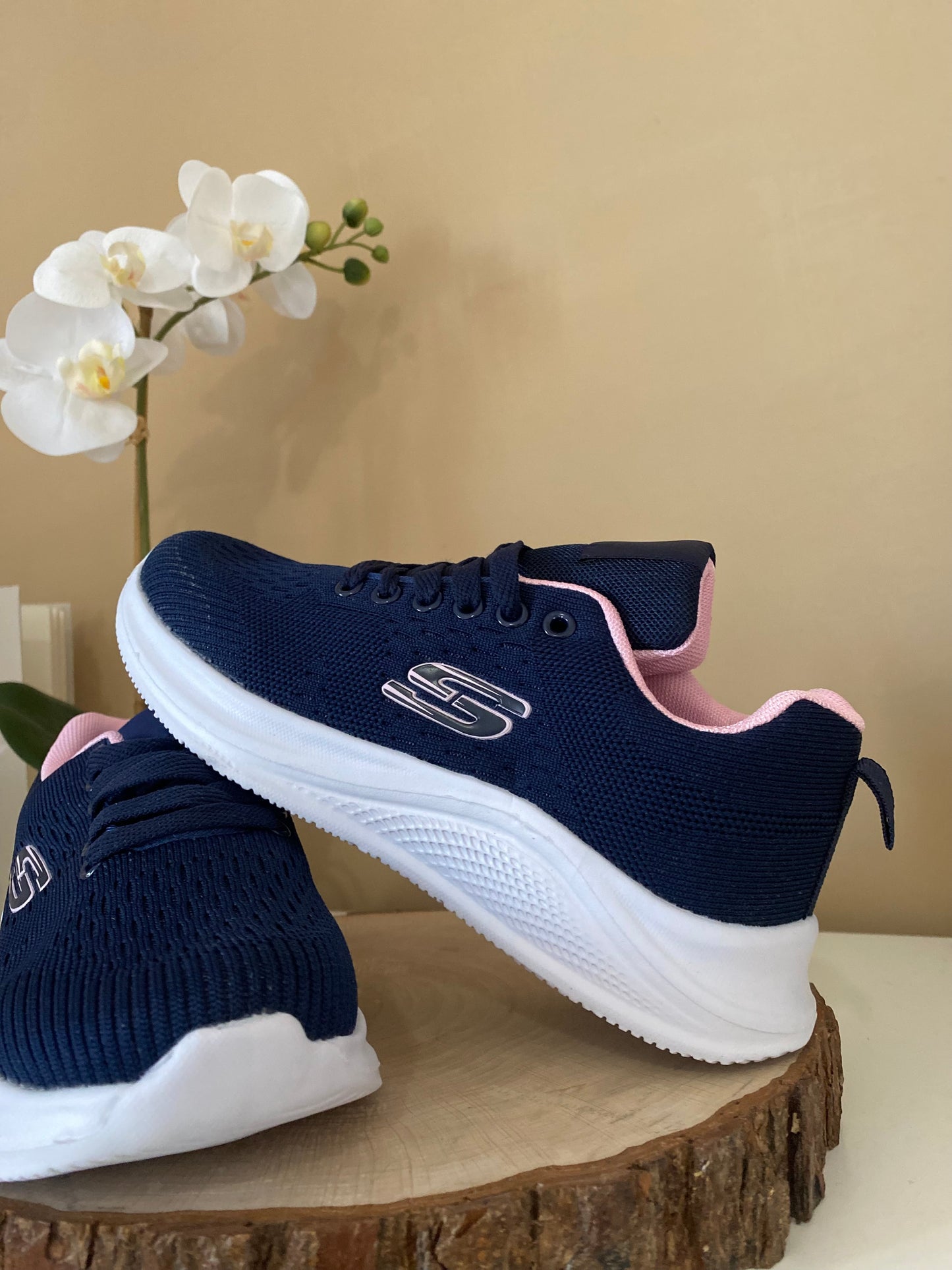 SNEAKER BLU/ROSA