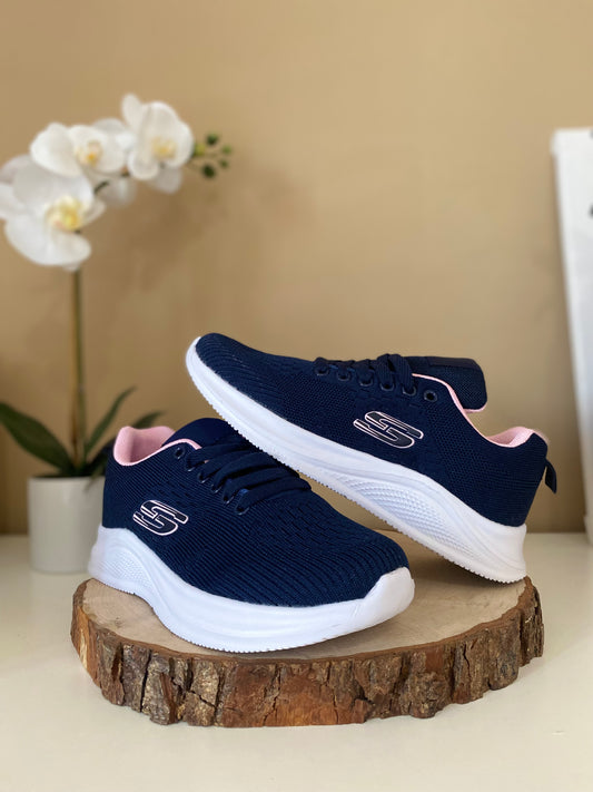 SNEAKER BLU/ROSA